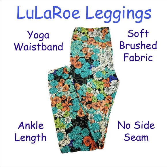 LuLaRoe OS Leggings Americana 4th of July Popsicle - Picture 7 of 8